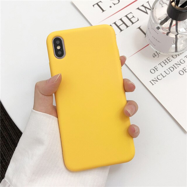 Cute matte Candy iPhone case