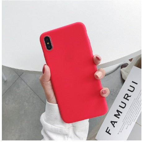 Cute matte Candy iPhone case