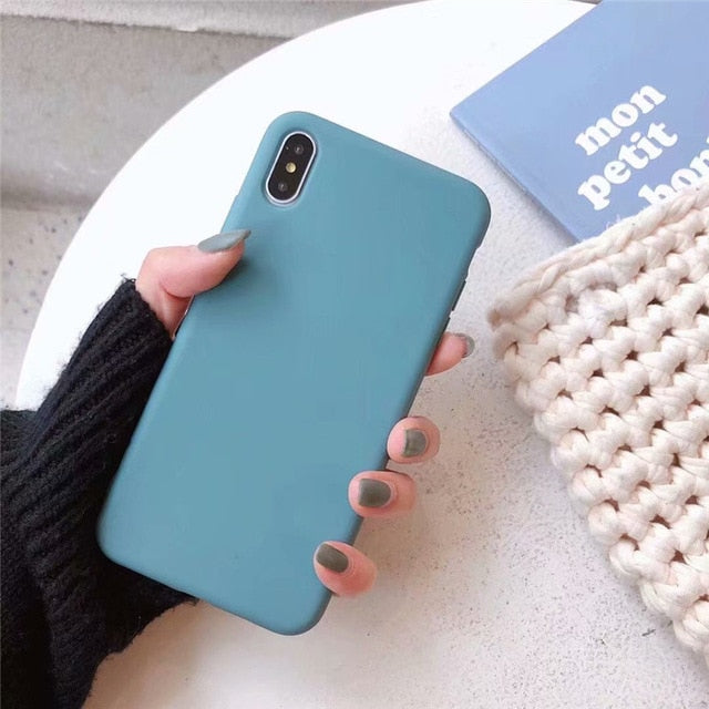 Cute matte Candy iPhone case