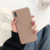 Cute matte Candy iPhone case