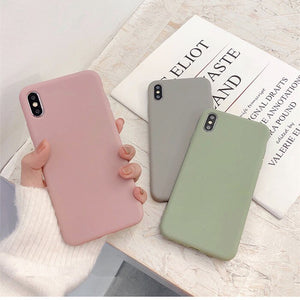 Cute matte Candy iPhone case