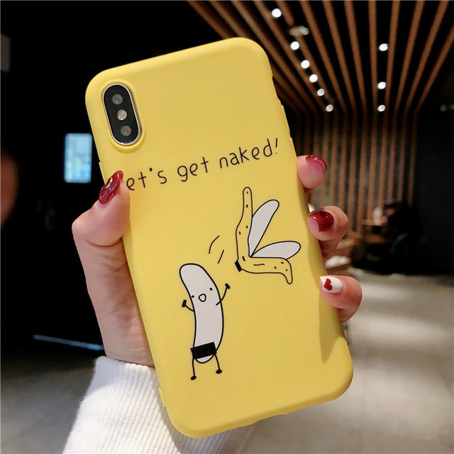 Cartoon Banana iPhone case