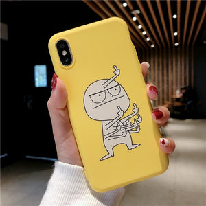 Cartoon Banana iPhone case