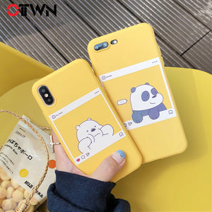 Panda cover iPhone case