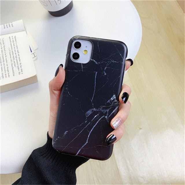 Marble patterned iPhone Case