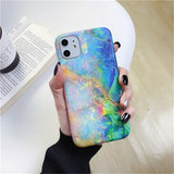 Marble patterned iPhone Case