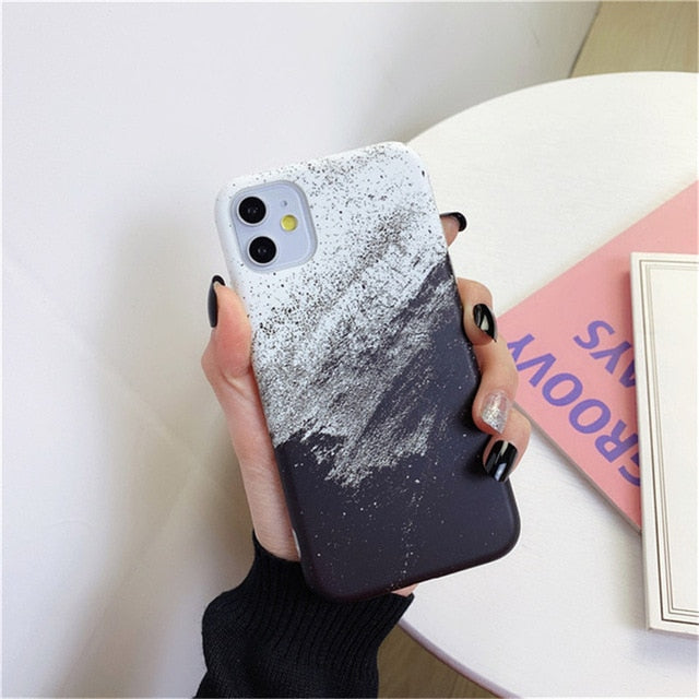 Marble patterned iPhone Case