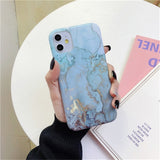 Marble patterned iPhone Case