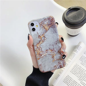 Marble patterned iPhone Case