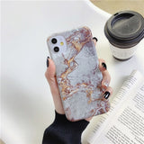 Marble patterned iPhone Case