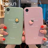 Avocado Silicone iPhone case
